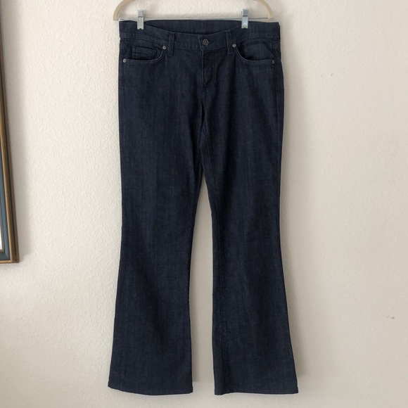 Citizens of Humanity Ingrid Stretch Low Waist Flare Swarovski Jeans Size 31 - Picture 1 of 9